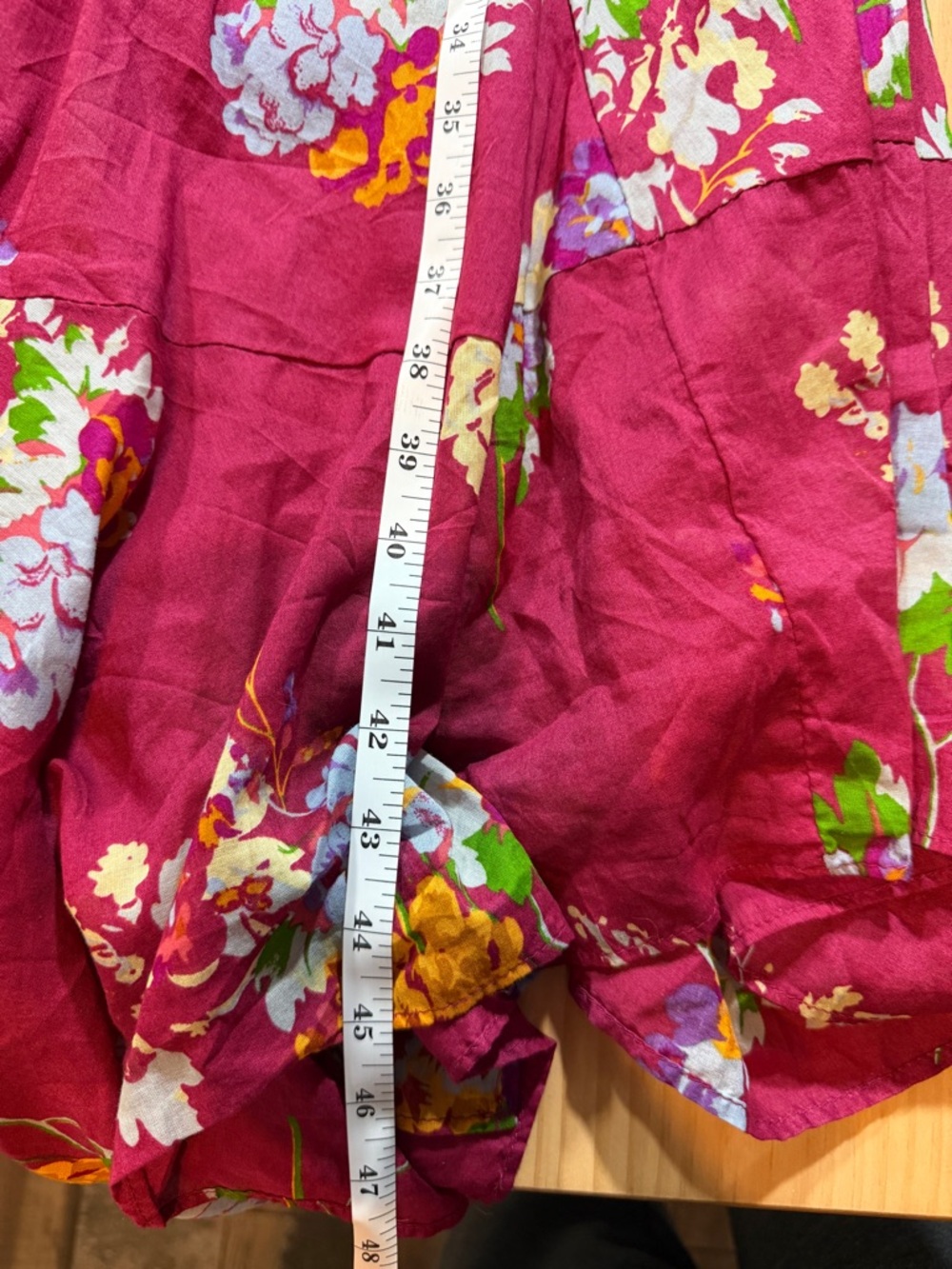 Free People Berry Floral Scoop-Neck Midi Dress B4 - Picture 4 of 11